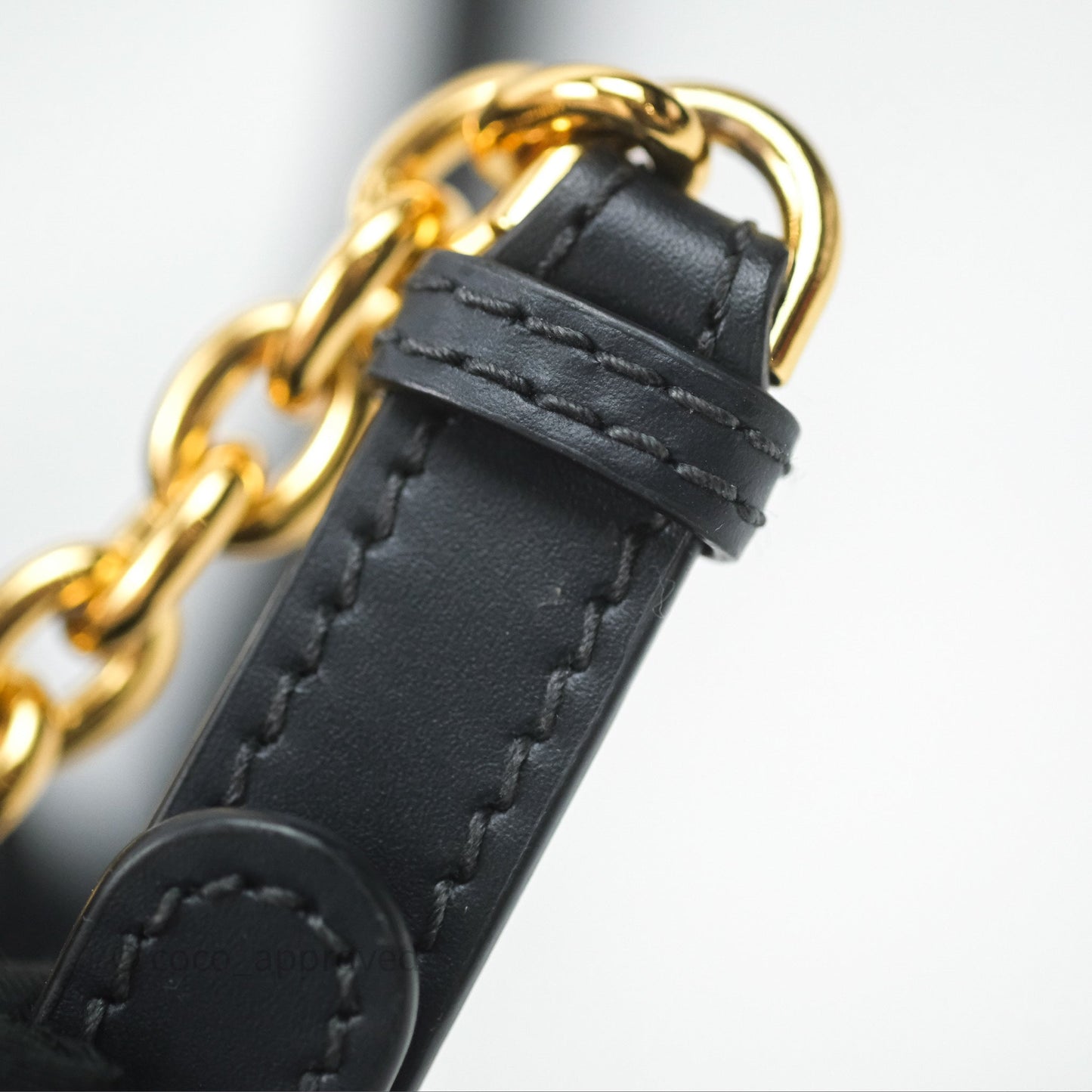 Christian Dior 30 Montaigne with Chain Blue Dior Oblique Jacquard