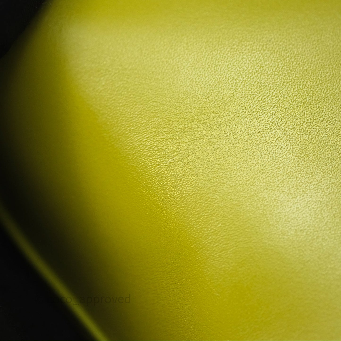 Loewe Mini Puzzle Edge Bag in Lime Smooth Calfskin
