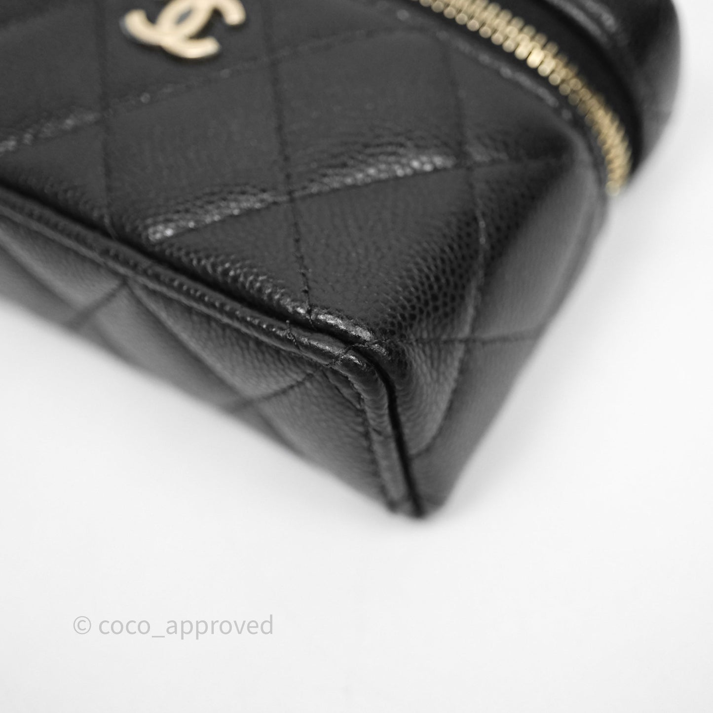 Chanel Classic Black Caviar Mini Bag Charm