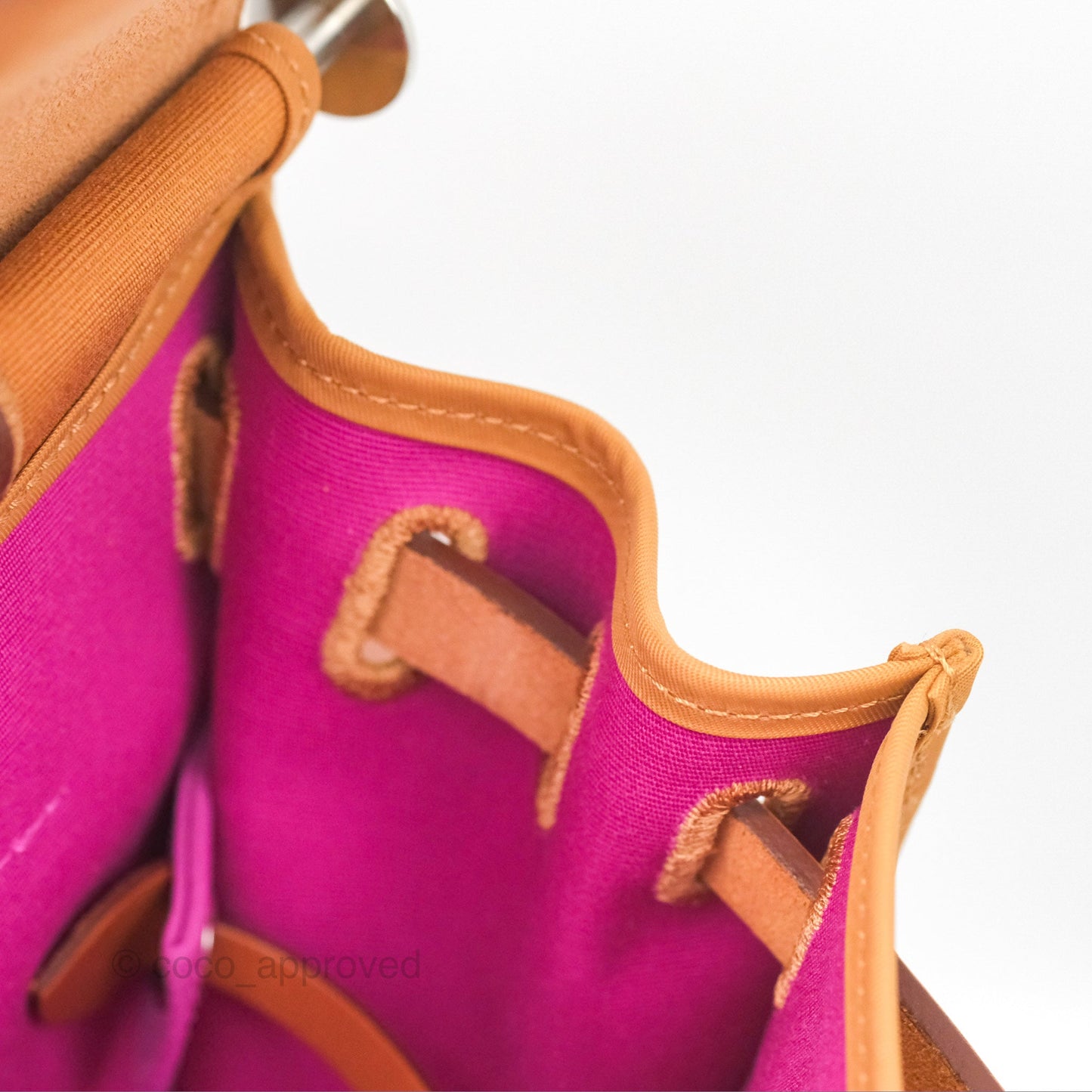 Hermès Herbag Zip 31 Dune Magnolia Fauve Canvas Palladium Hardware