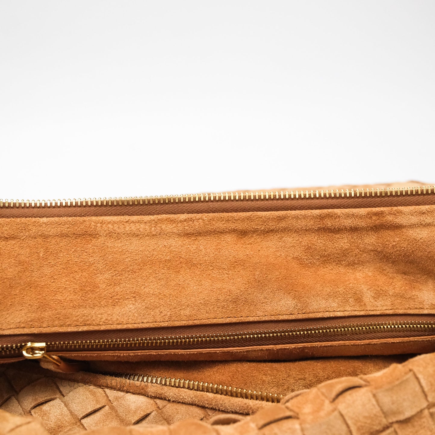 Bottega Veneta Classic Jodie Brown Suede Intrecciato