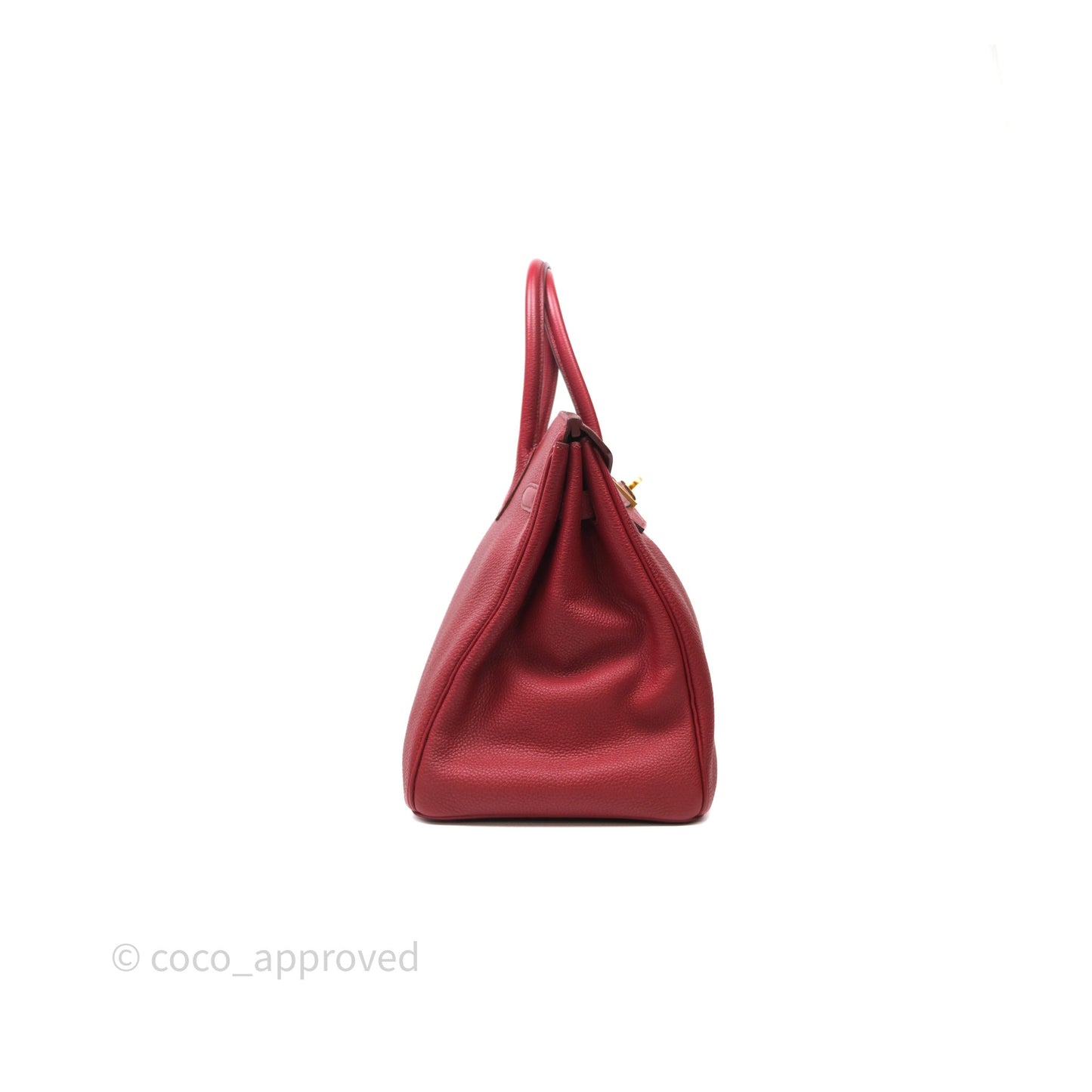 Hermès Birkin 35 Red Togo Gold Hardware