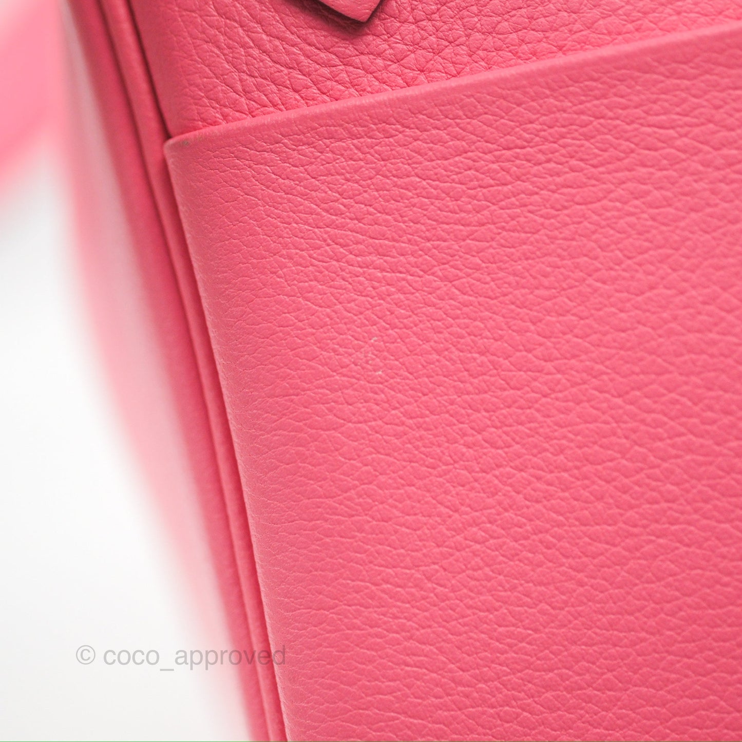 Hermès Lindy 26 Rose Azalee Evercolor Palladium Hardware