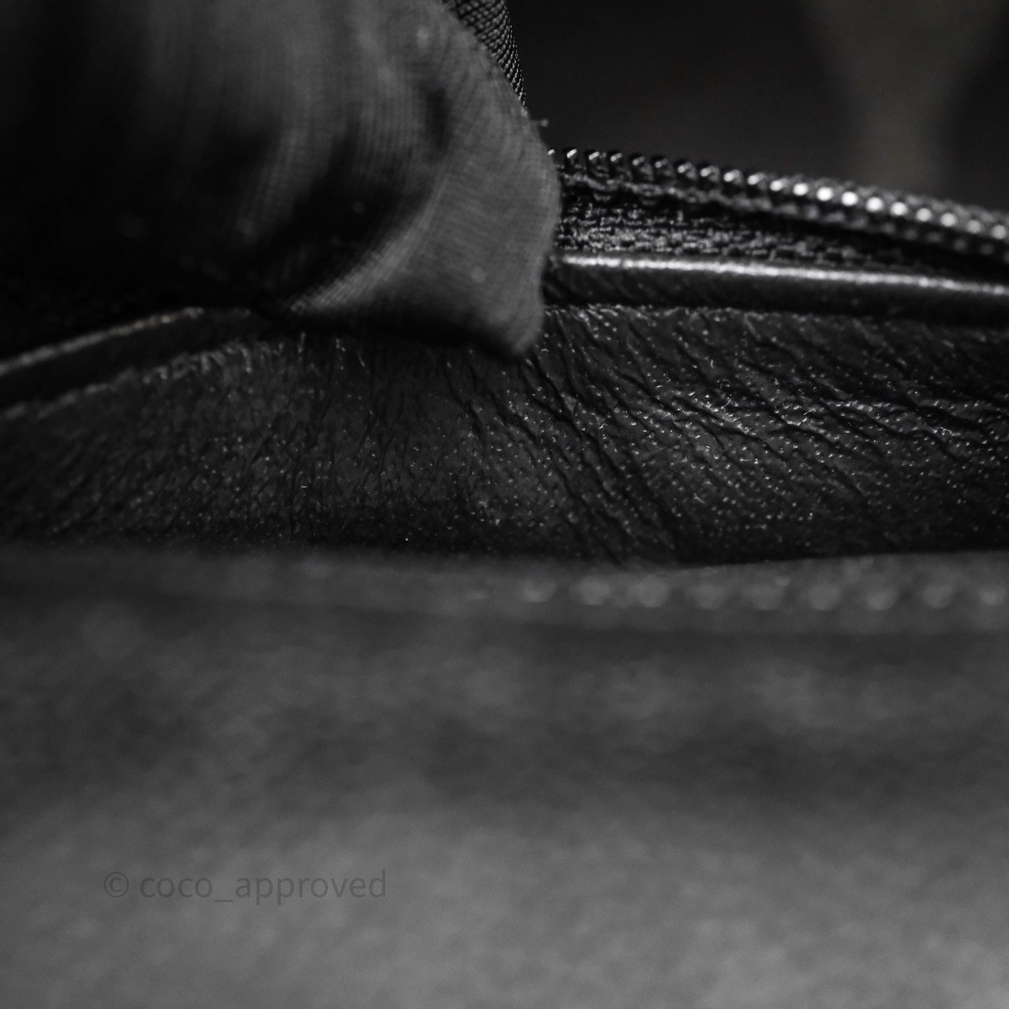 Chanel Mini Square Quilted Black Caviar Silver Hardware