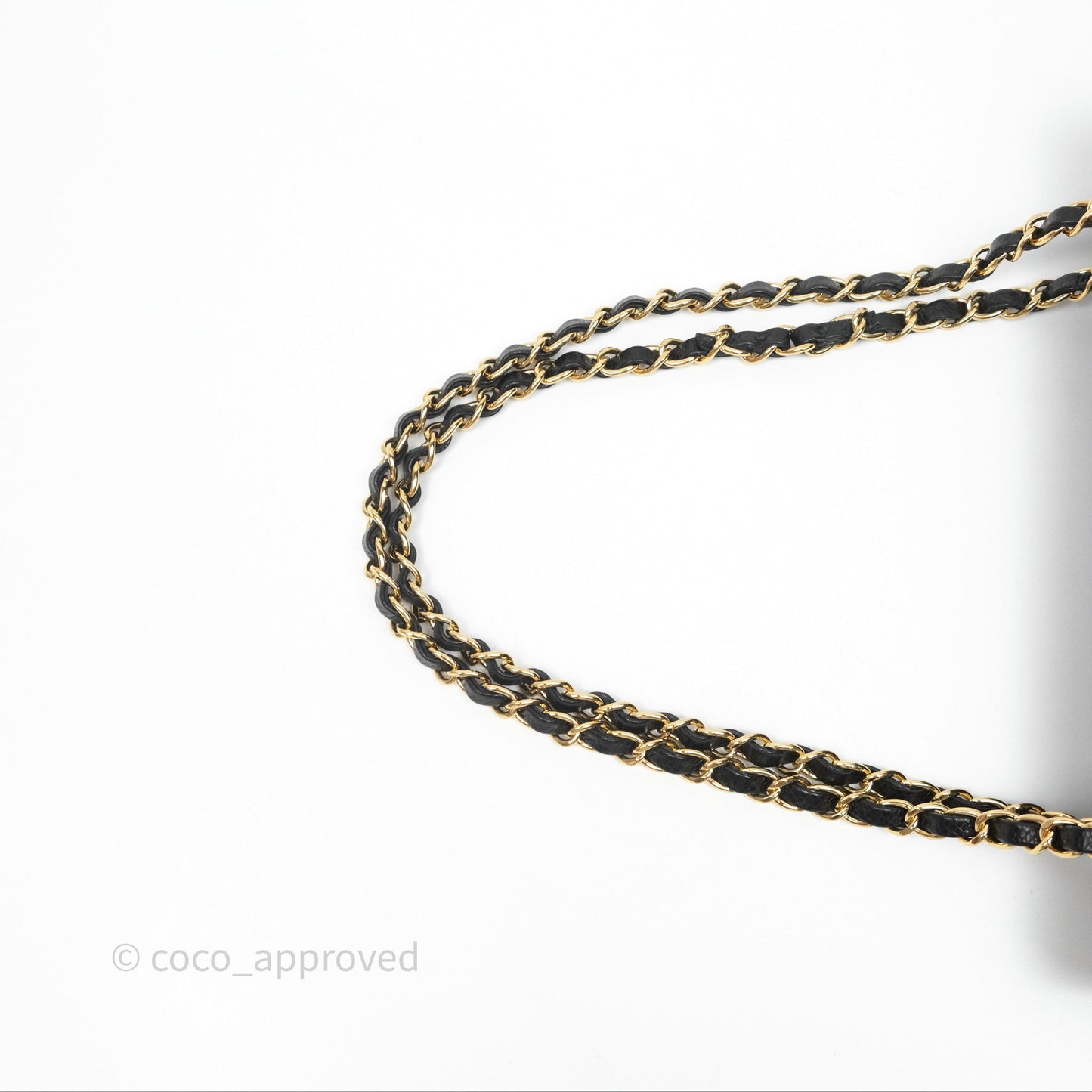 Chanel Classic M/L Medium Flap Quilted Black Caviar Gold Hardware