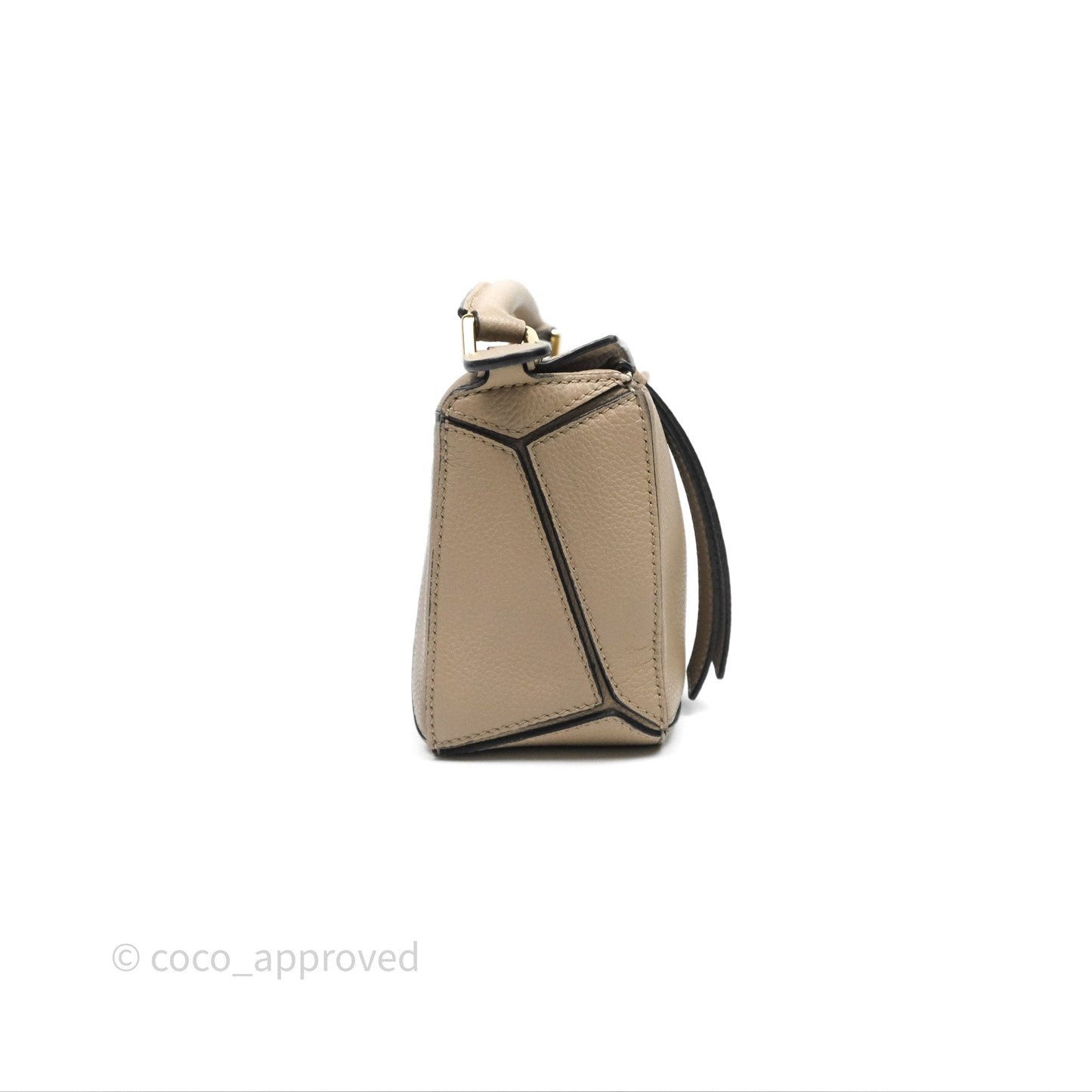 Loewe Mini Puzzle Bag Beige Calfskin