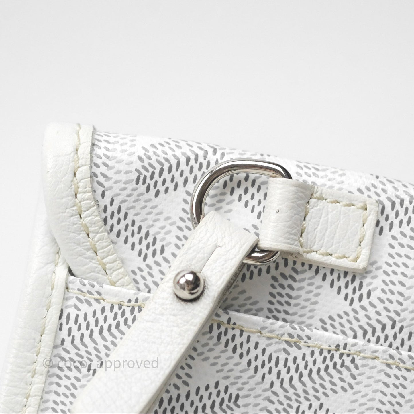 Goyard Saint Louis Tote Bag GM Blanc White