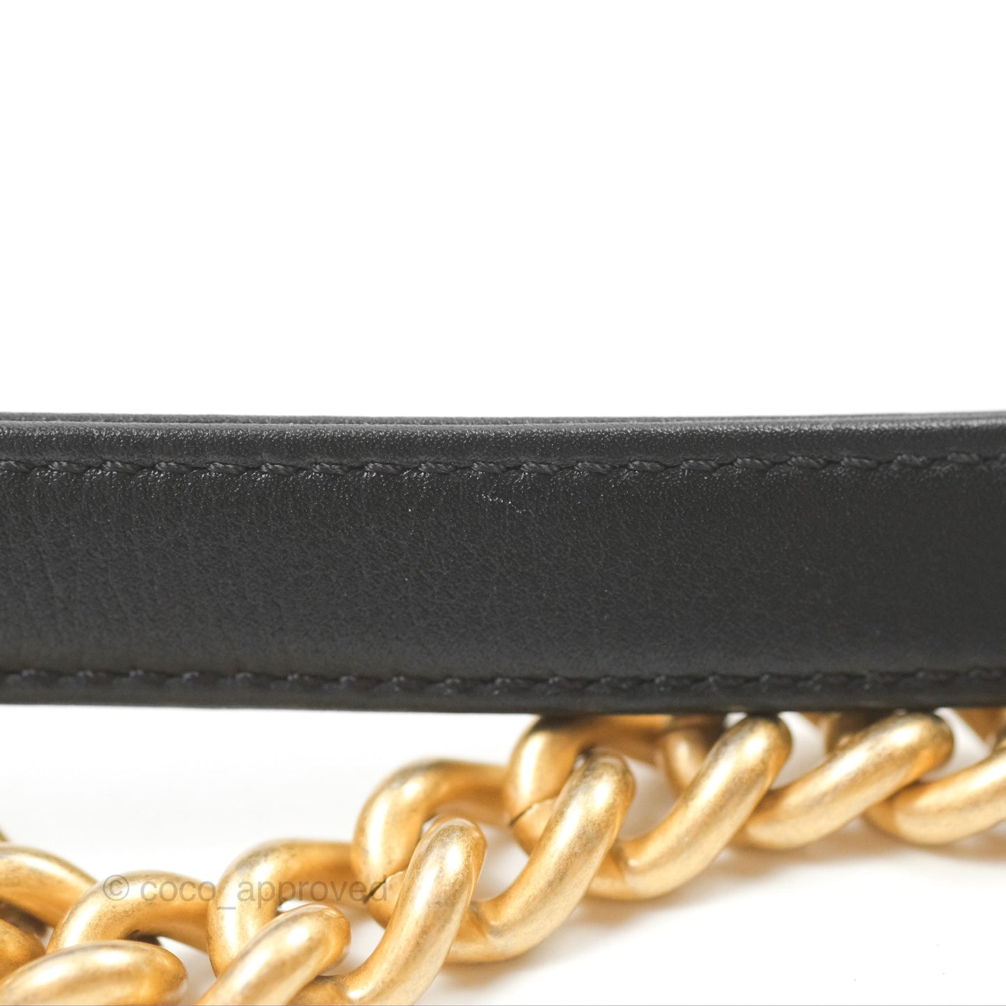 Chanel Drawstring Tote Bag Black Calfskin Aged Gold Hardware