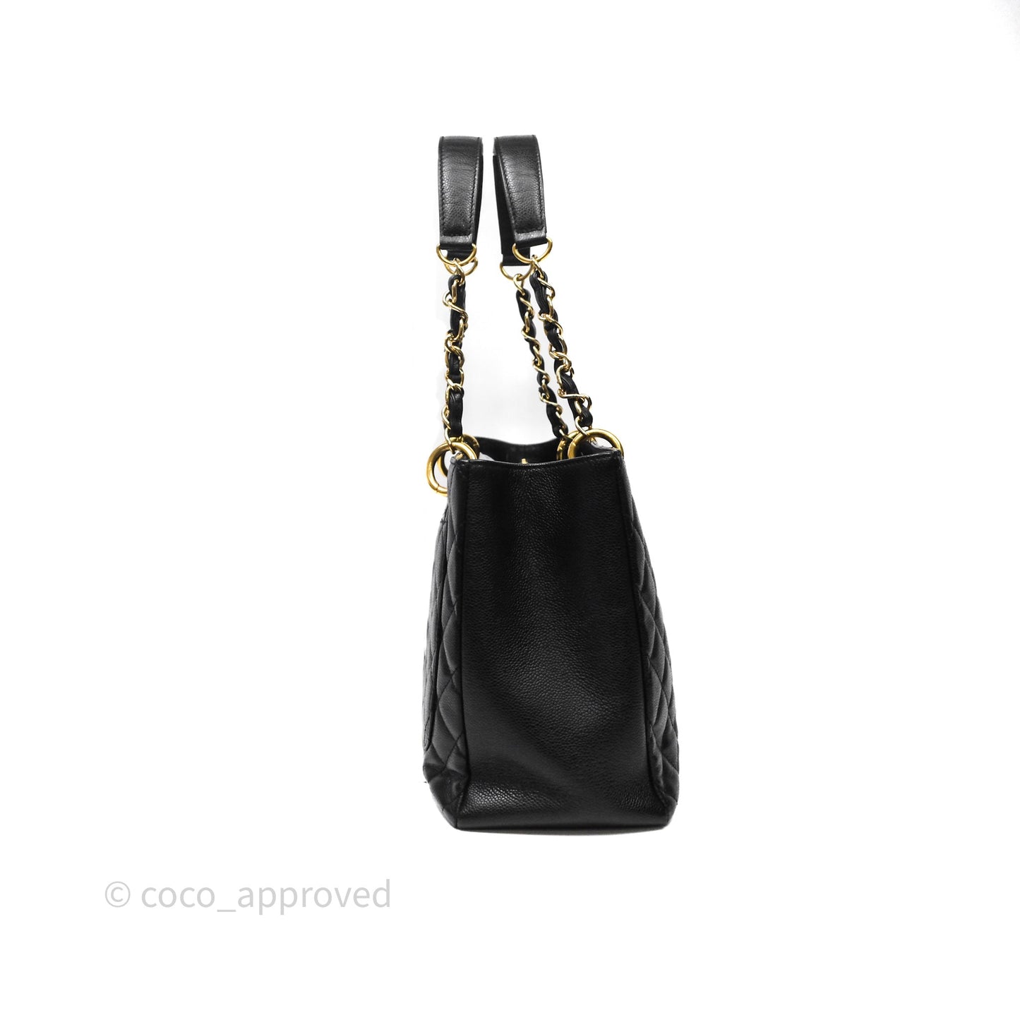 Chanel GST Black Caviar Gold Hardware