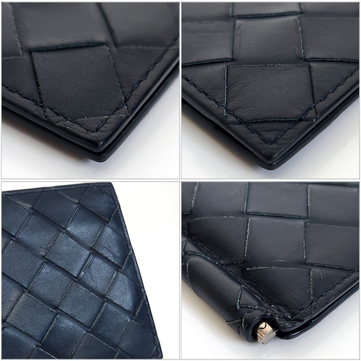 Luxury Bottega Veneta  Leather Bill Wallet (Bi-Fold) ()