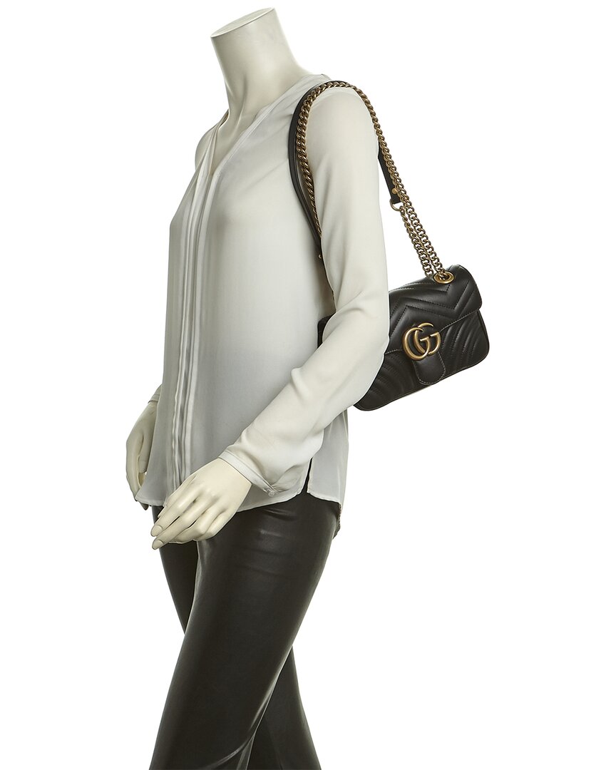 Luxury Gucci Trending 2025 GG Marmont Mini Matelasse Leather Shoulder Bag