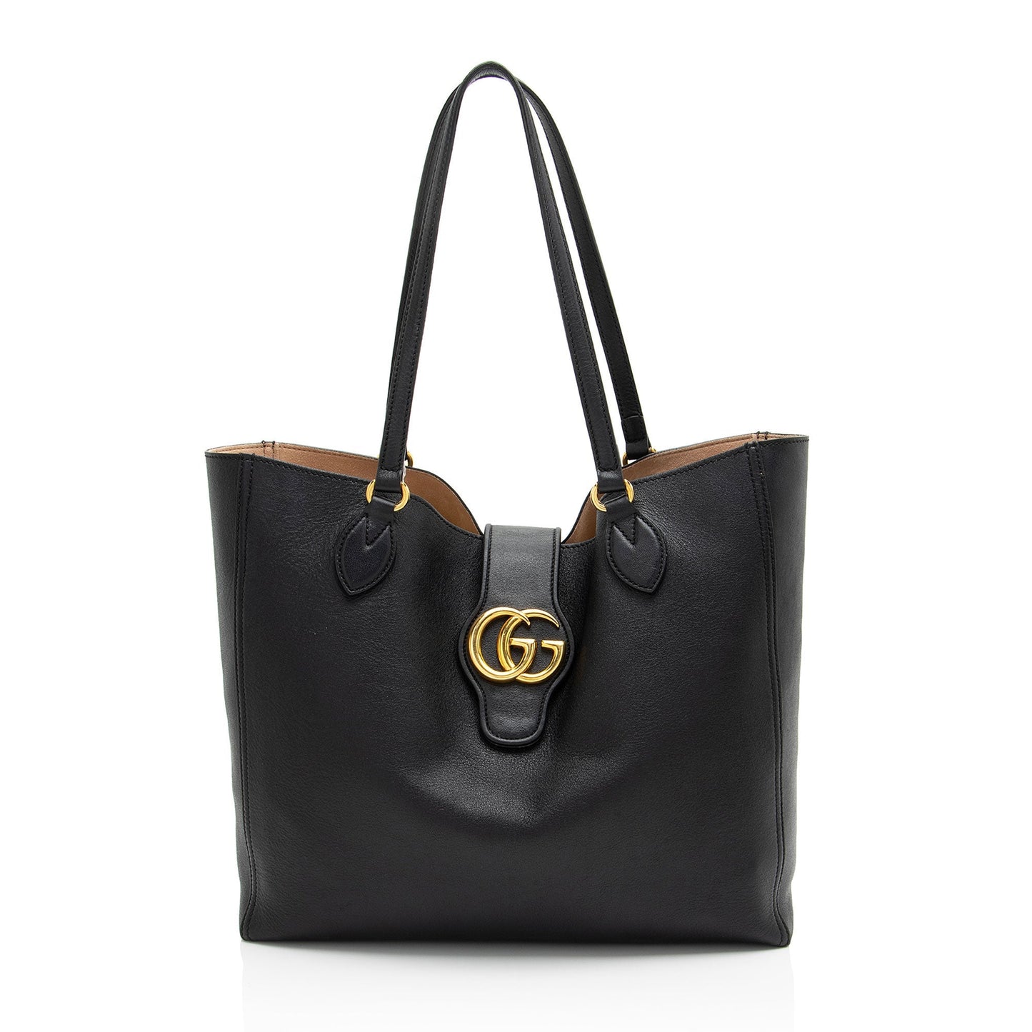 Luxury Gucci Trending 2025 Leather Dahlia Large Tote