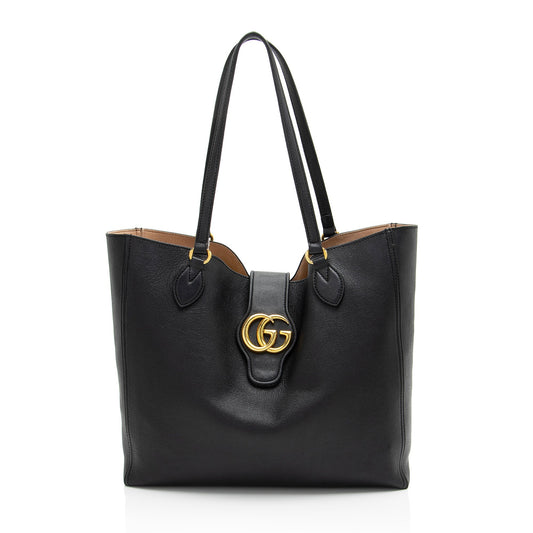 Luxury Gucci Trending 2025 Leather Dahlia Large Tote