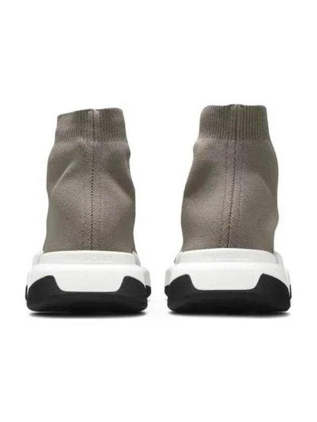 Luxury Balenciaga Speed 2.0 High Top Sneakers Dark Beige