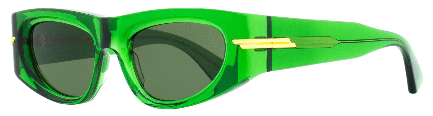 Luxury Bottega Veneta Women's Cat Eye Sunglasses BV1144S 004 Green 51mm