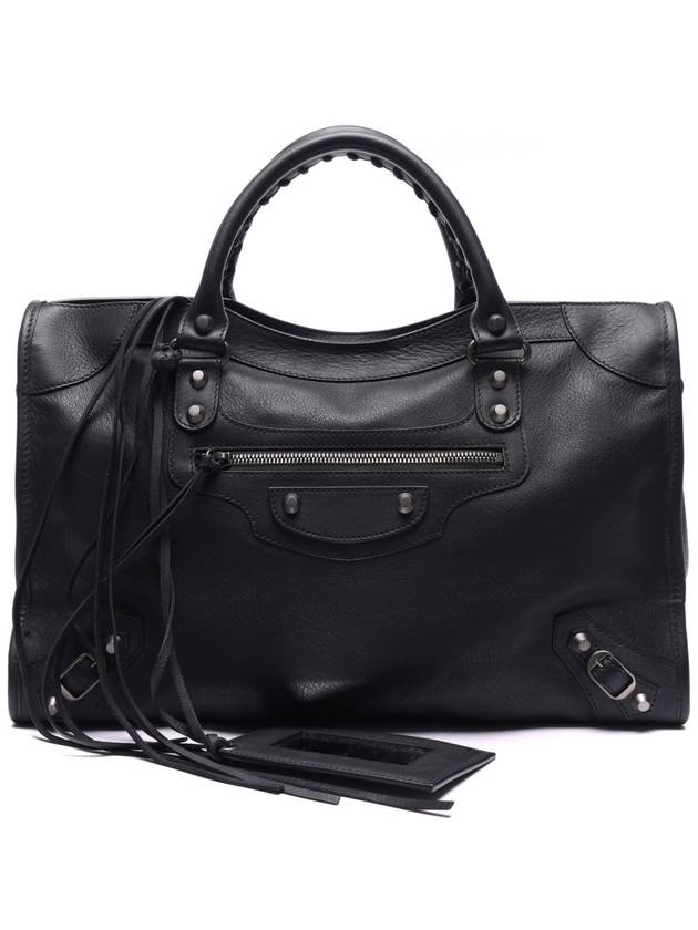 Luxury Balenciaga WoMen's Classic Motor City Tote Bag Black