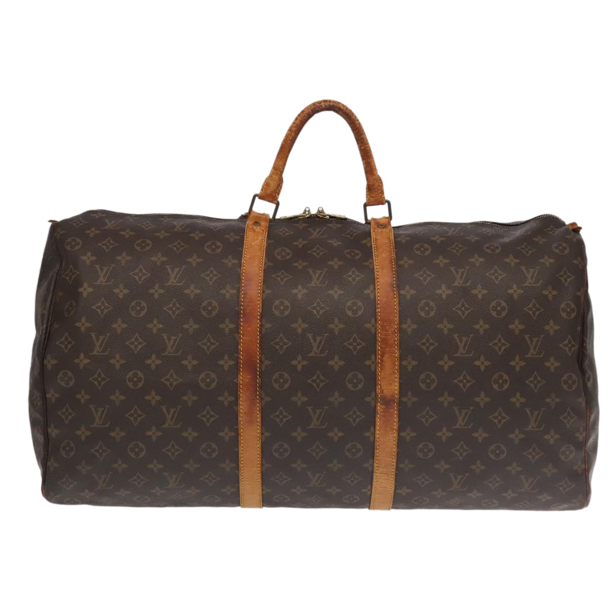 LOUIS VUITTON Monogram Keepall 60 Boston Bag M41422 LV 98008