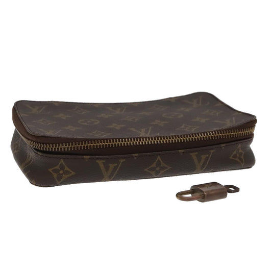 LOUIS VUITTON Monogram Poche Monte Carlo Jewelry Box M47352 LV 98028