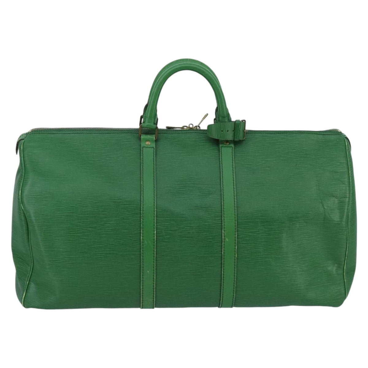 LOUIS VUITTON Epi Keepall 55 Boston Bag Green M42954 LV 98046