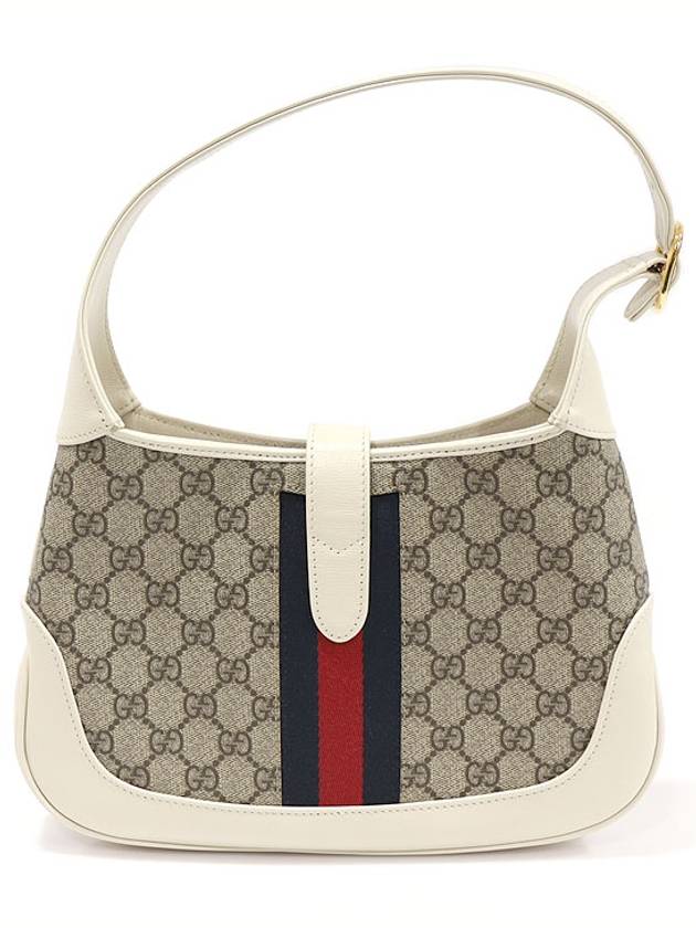 Luxury Gucci Trending 2025 636706 GG Supreme Canvas Gold Plated Jackie 1961 Small Shoulder Bag