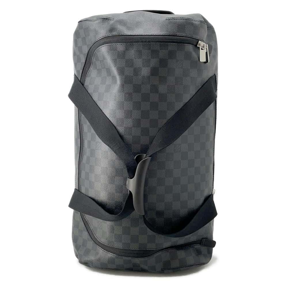 LOUIS VUITTON Horizon Soft Duffle 2R 55 Noir N40173 Damier Graphite