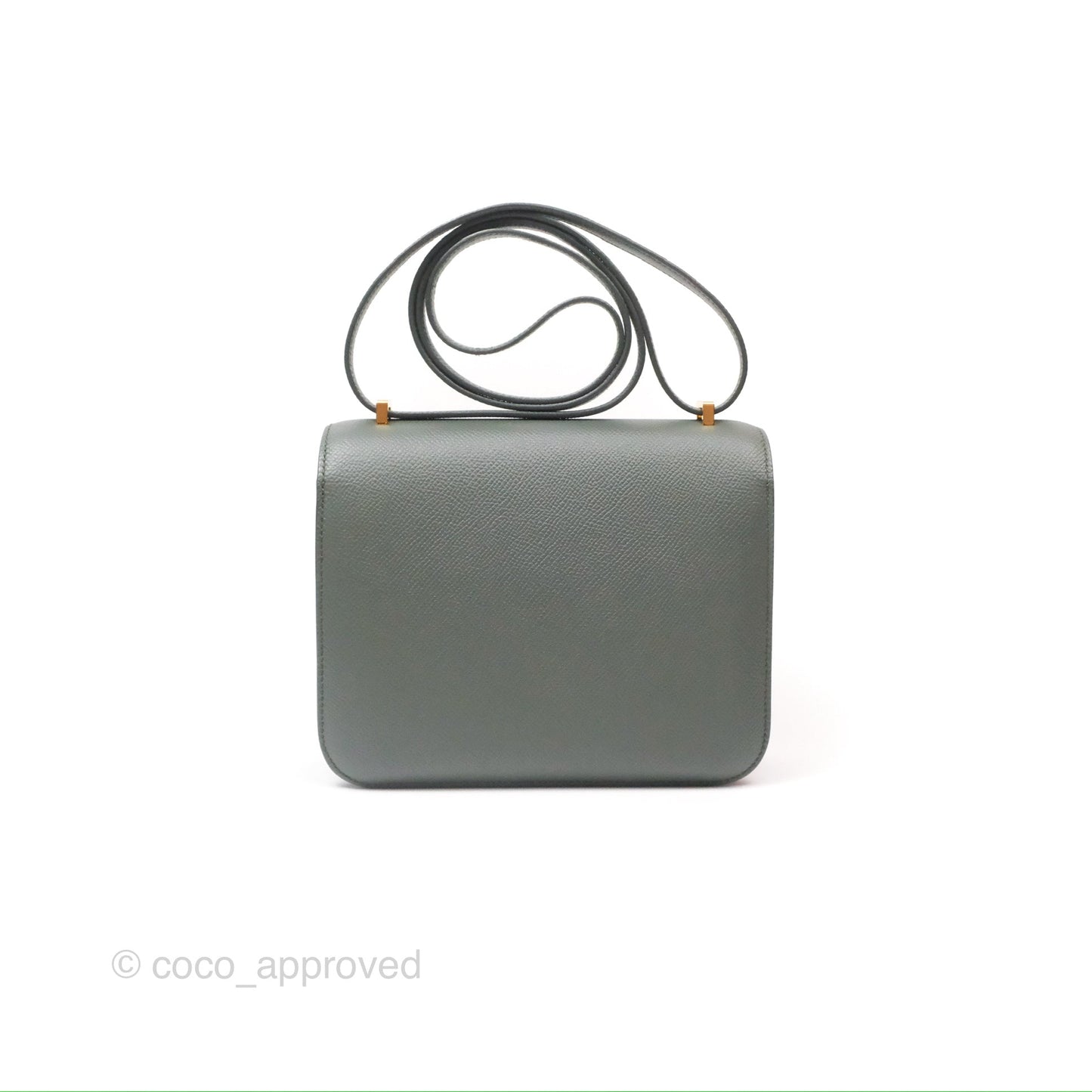Hermès Constance Mini 18cm Vert Amande Epsom Gold Hardware
