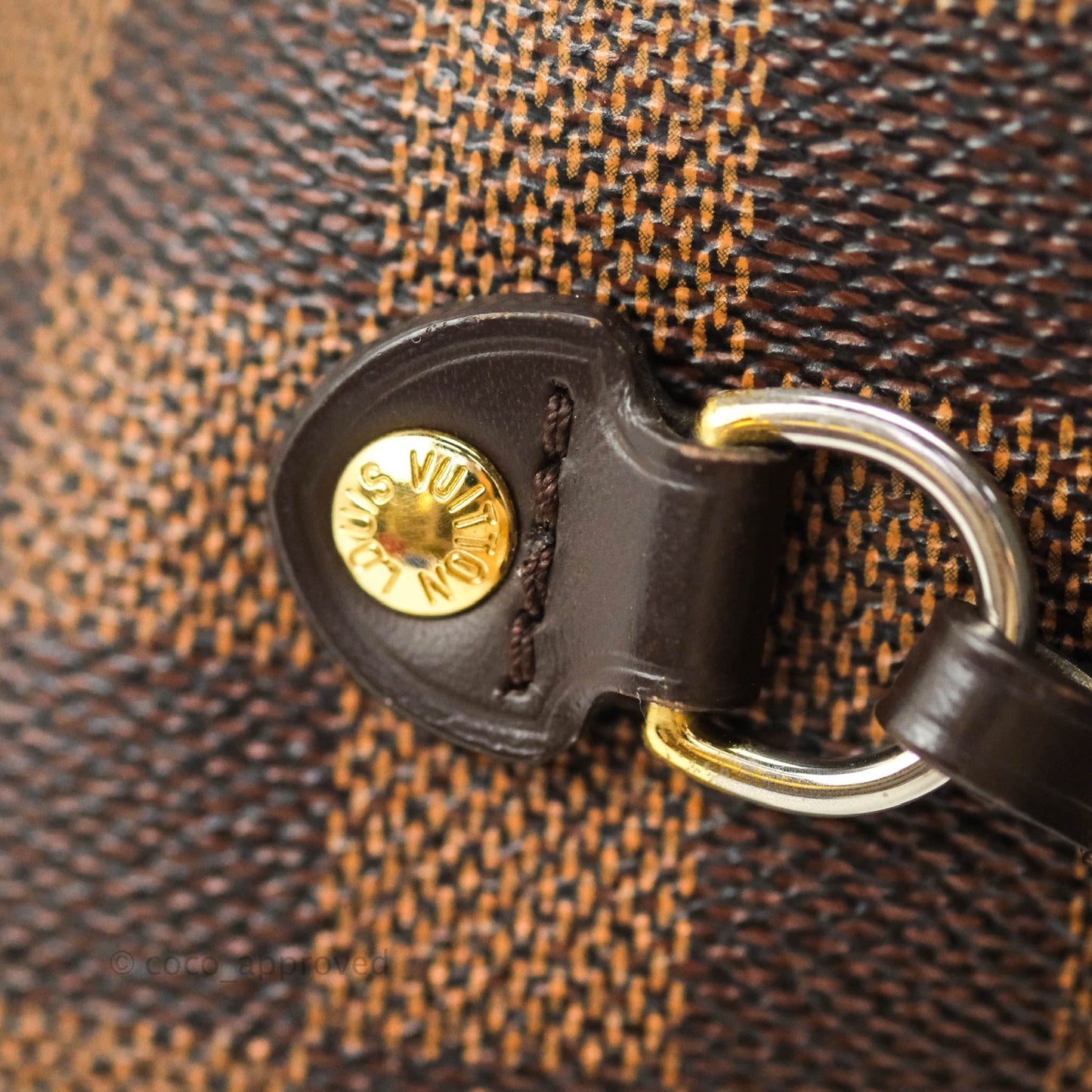 Louis Vuitton Neverfull MM Tote Bag Damier Ebene Canvas