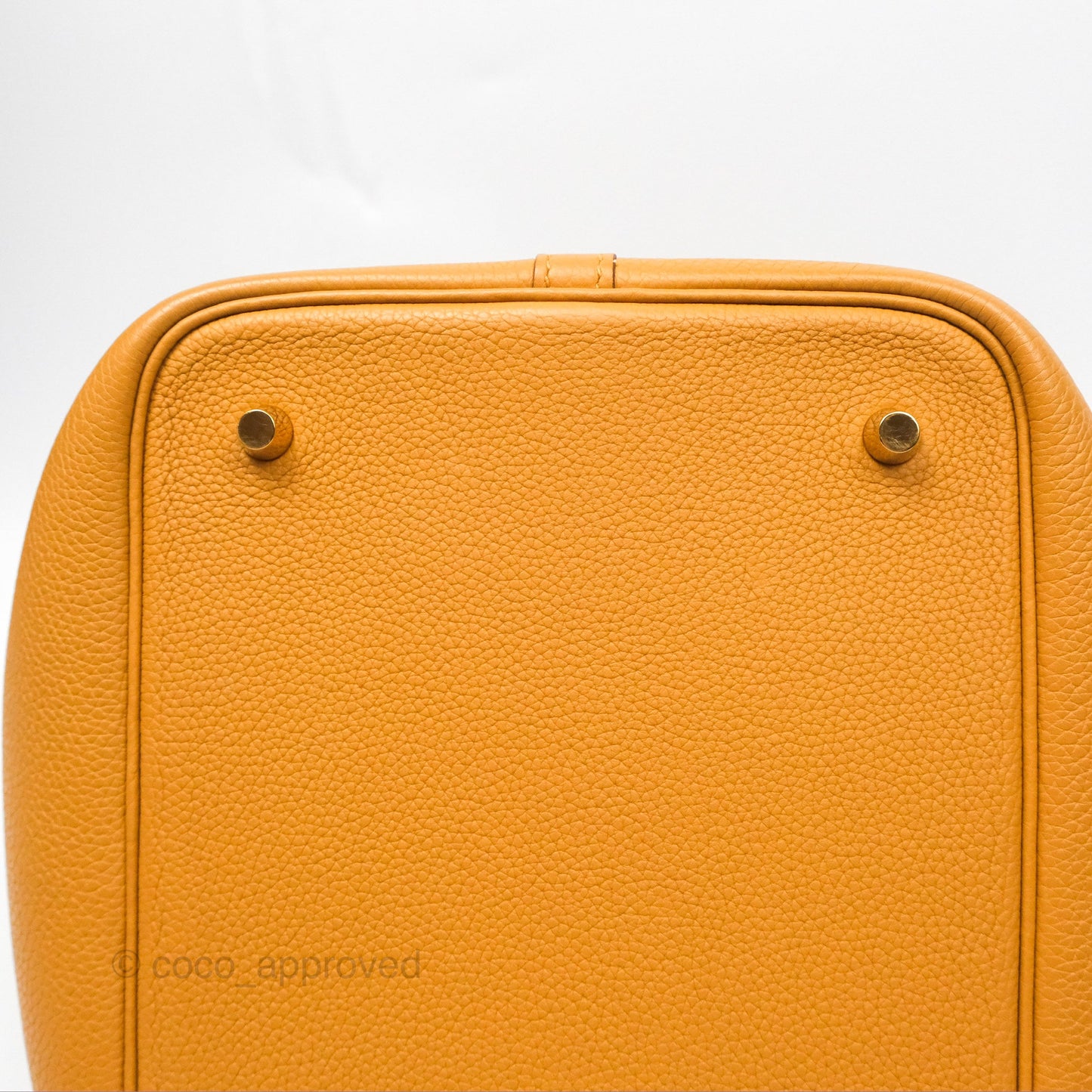 Hermès Picotin 22 Sesame 2S Clemence Gold Hardware