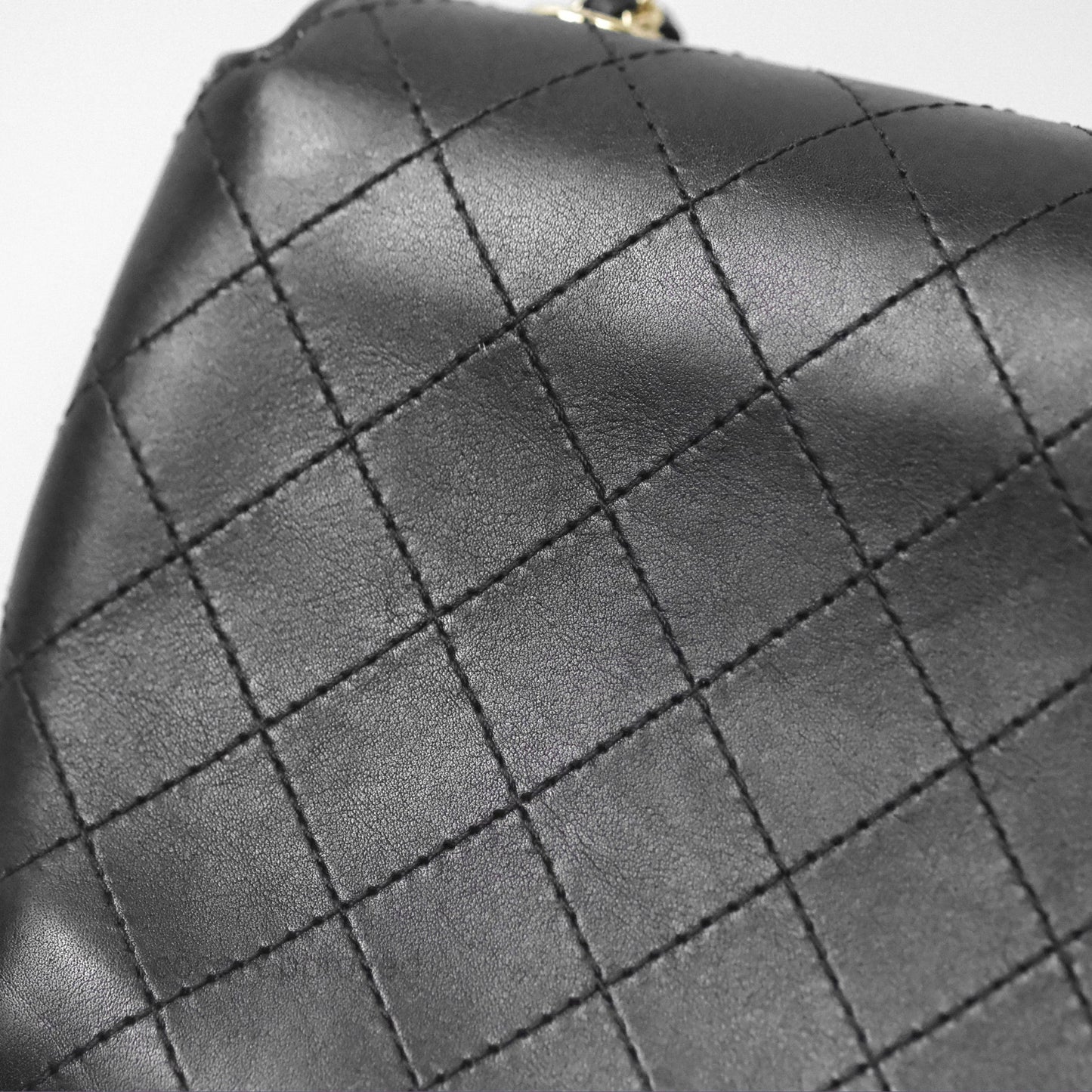 Chanel Calfskin Stitched Small Flap Bag Black