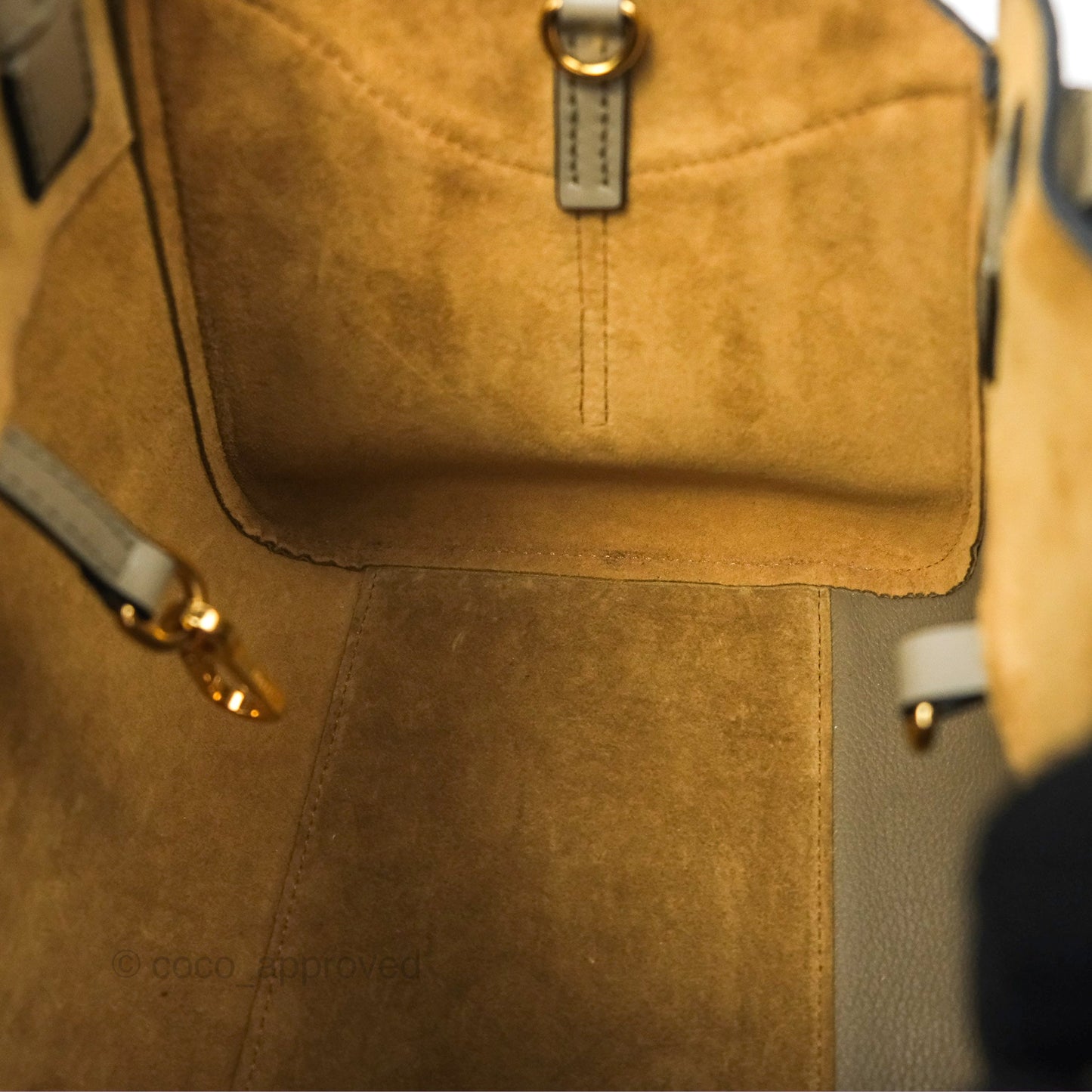 Loewe Hammock Nugget Bag Neutral Grained Leather
