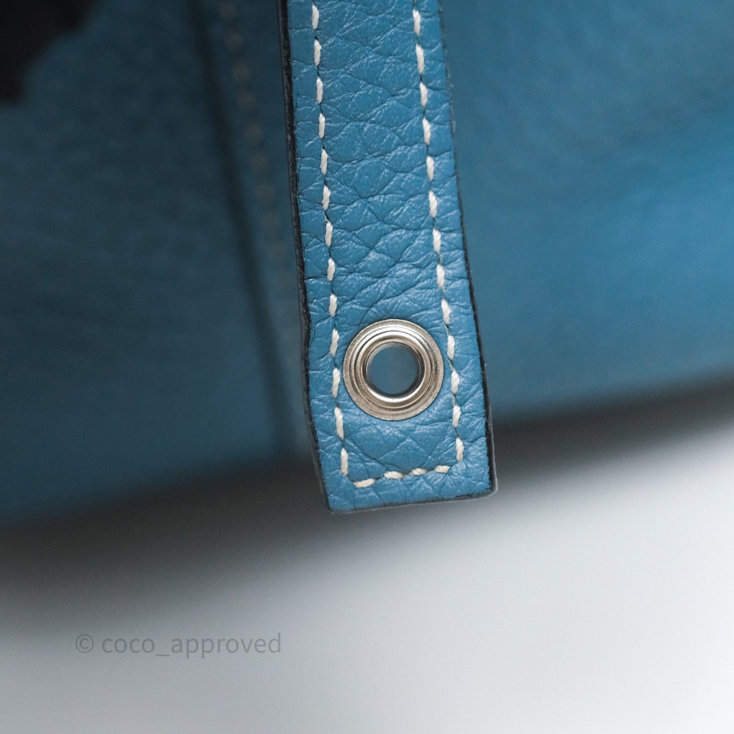 Hermès Picotin 18 Blue Jean 75 Clemence Palladium Hardware