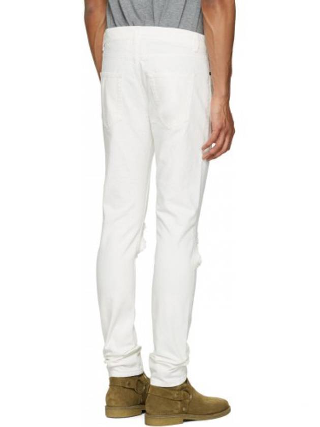 Luxury Saint Laurent Moufa Skinny Jean White