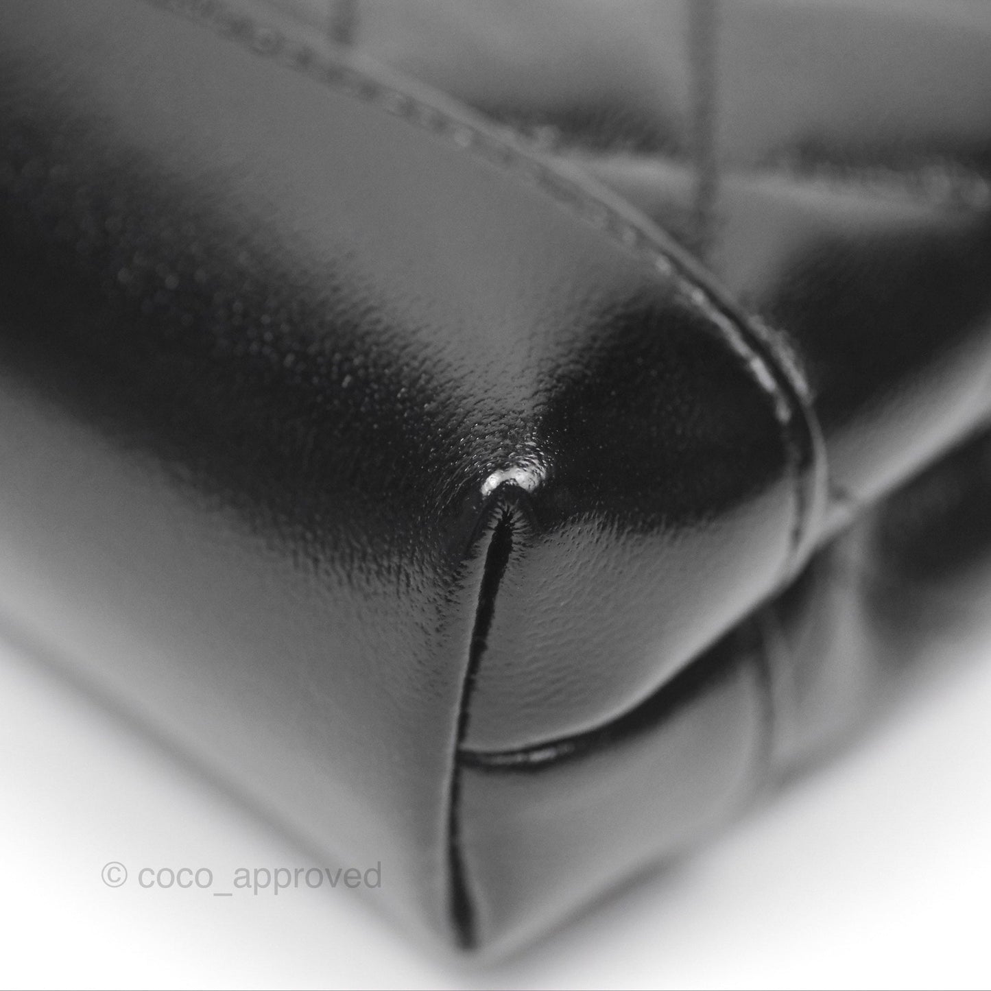 Chanel Micro 31 Black Shiny Calfskin Gold Hardware