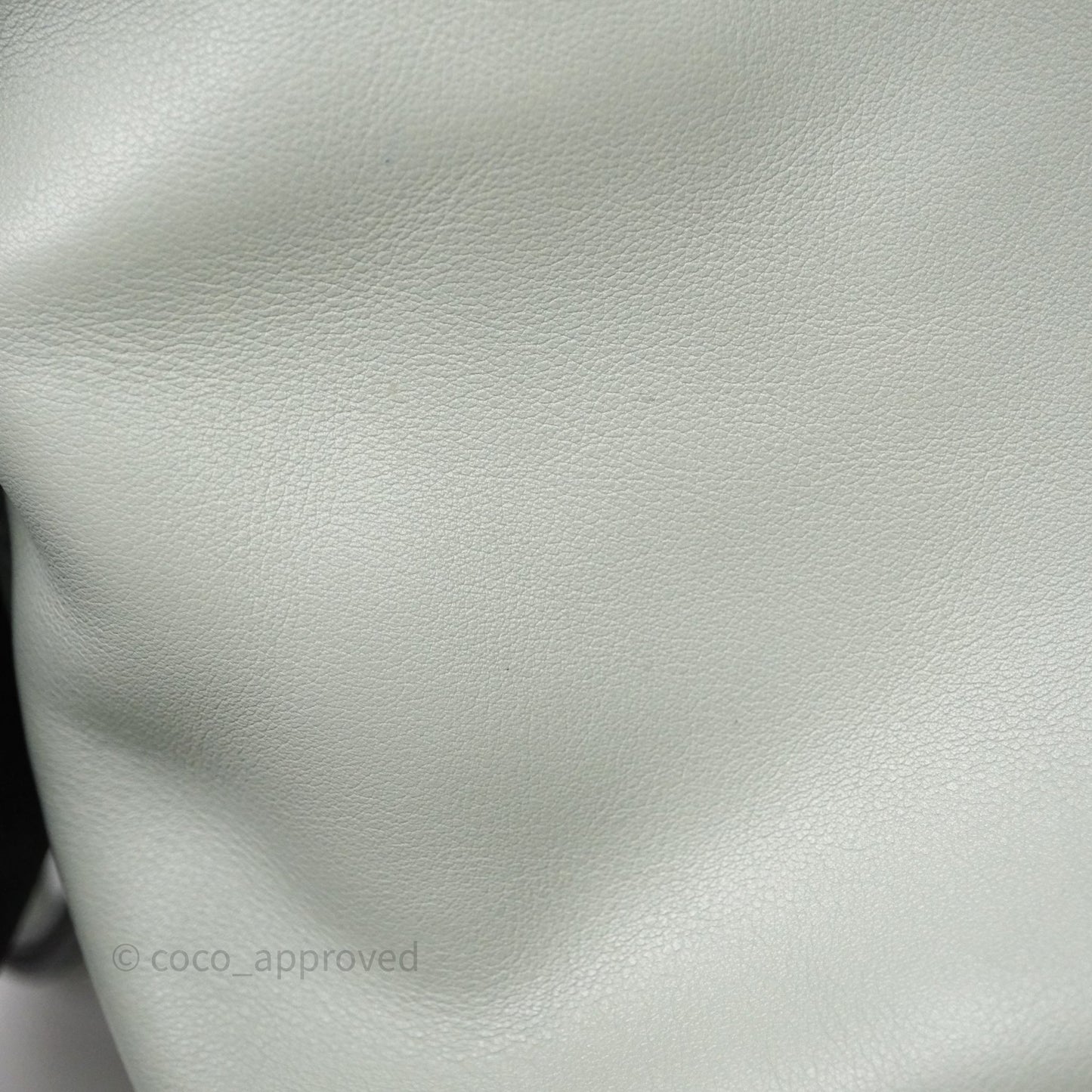 Loewe Flamenco Mini Clutch Bag Calfskin Green