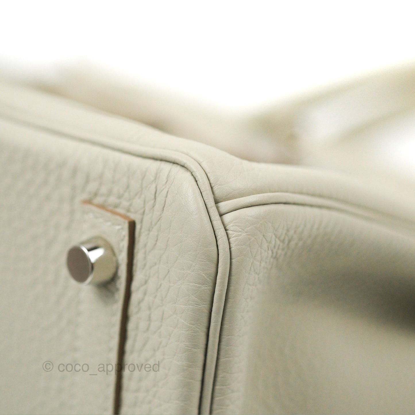 Hermes Birkin 30 Retourne Gris Perle 80 Togo Palladium Hardware
