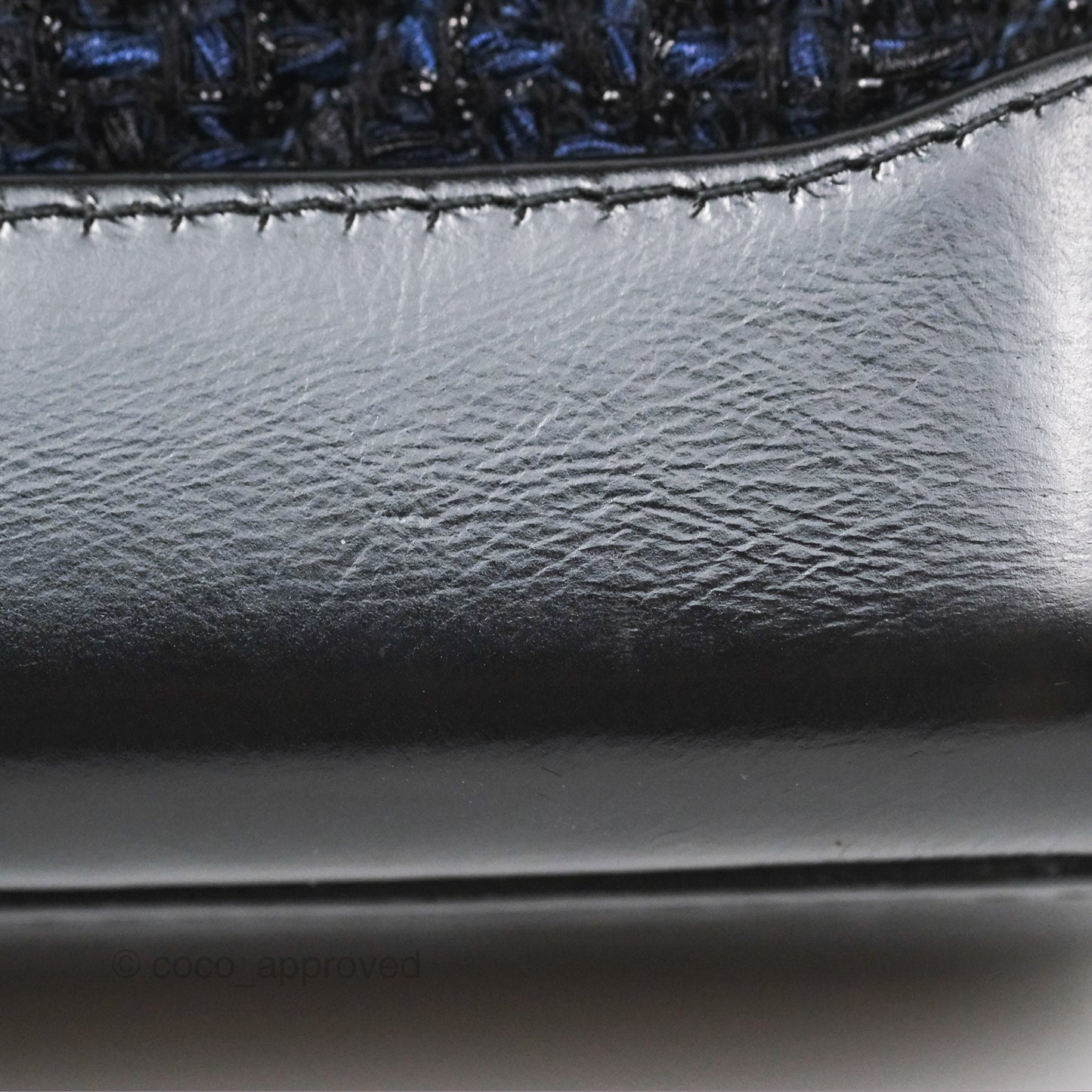 Chanel Small Gabrielle Hobo Black Navy Tweed