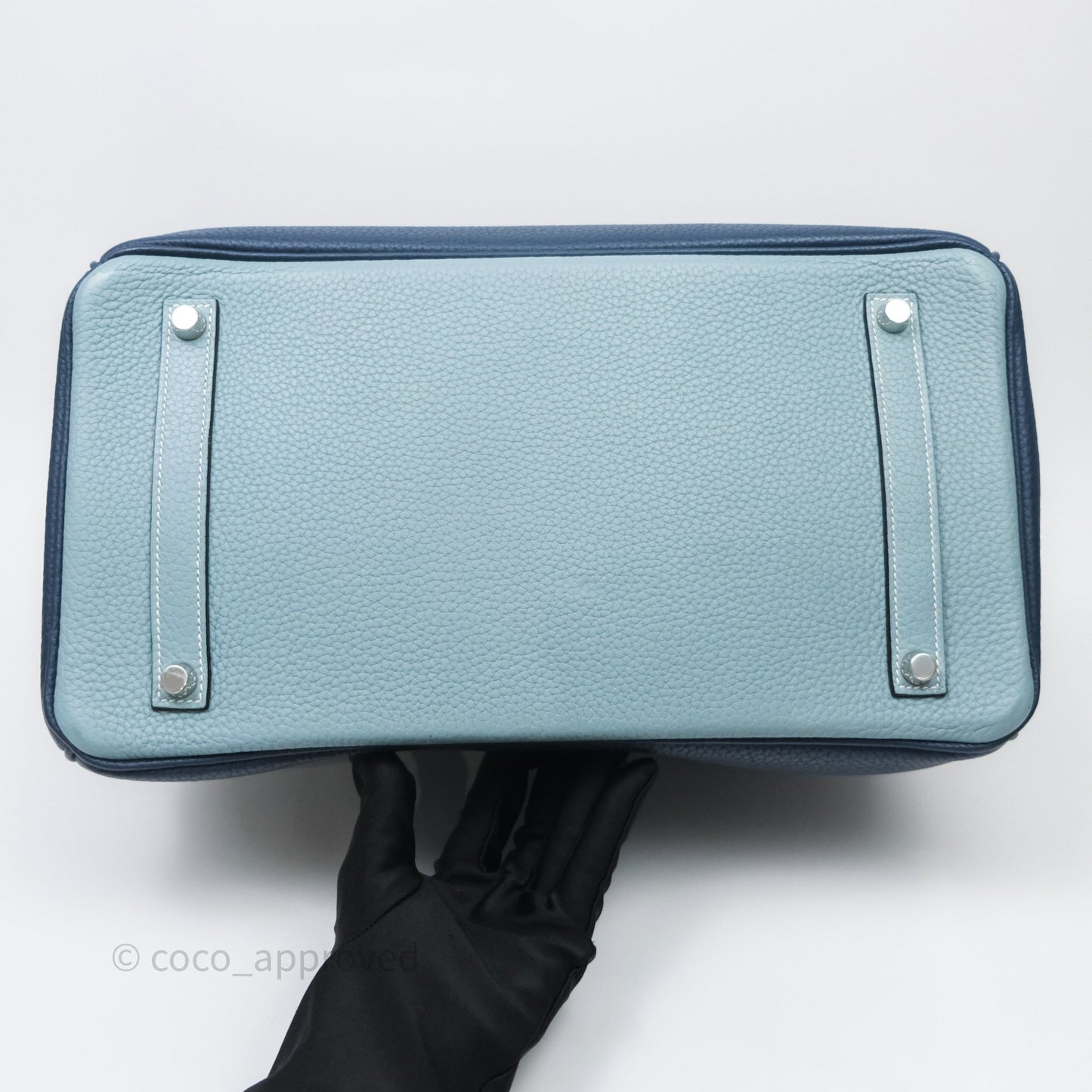 Hermès Birkin 35 Bleu de Prusse 7P Togo Palladium Hardware