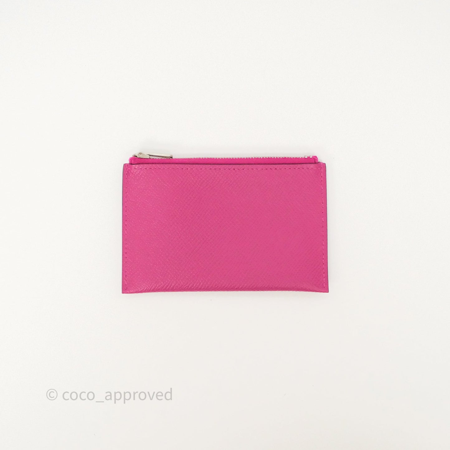 Hermès Passant Compact Wallet Epsom Purple