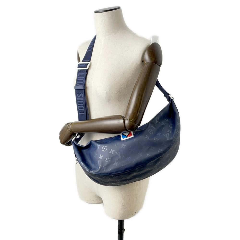 LOUIS VUITTON Hammock bag Blue M11683 Monogram Storm Canvas