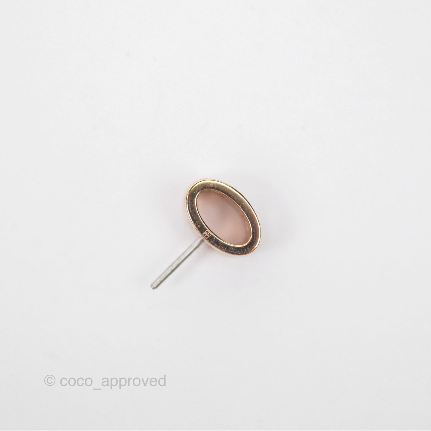 Hermès Pop H Earrings Rose Dragee 5U Rose Gold Hardware
