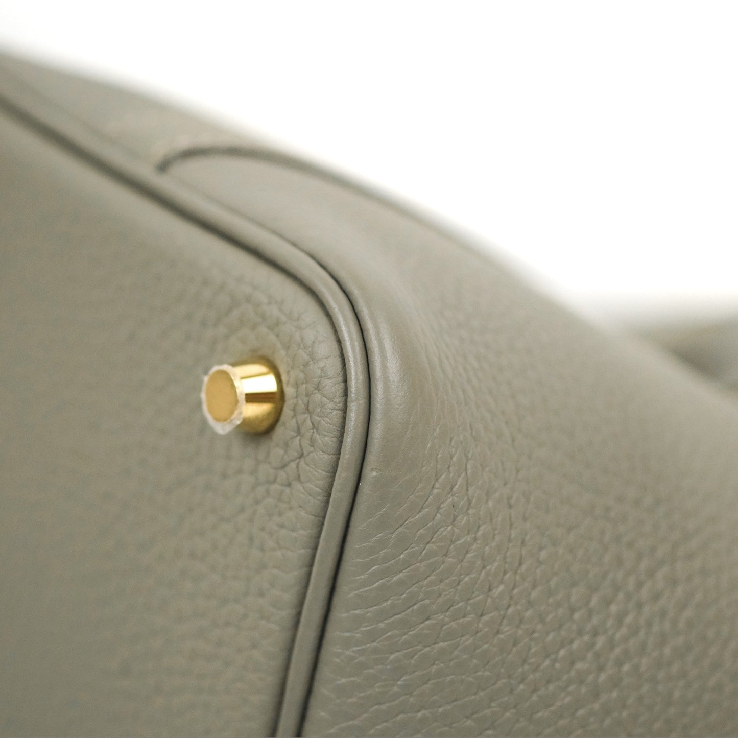 Hermès Picotin Lock 18 Gris Meyer 0L Taurillon Clemence Gold Hardware