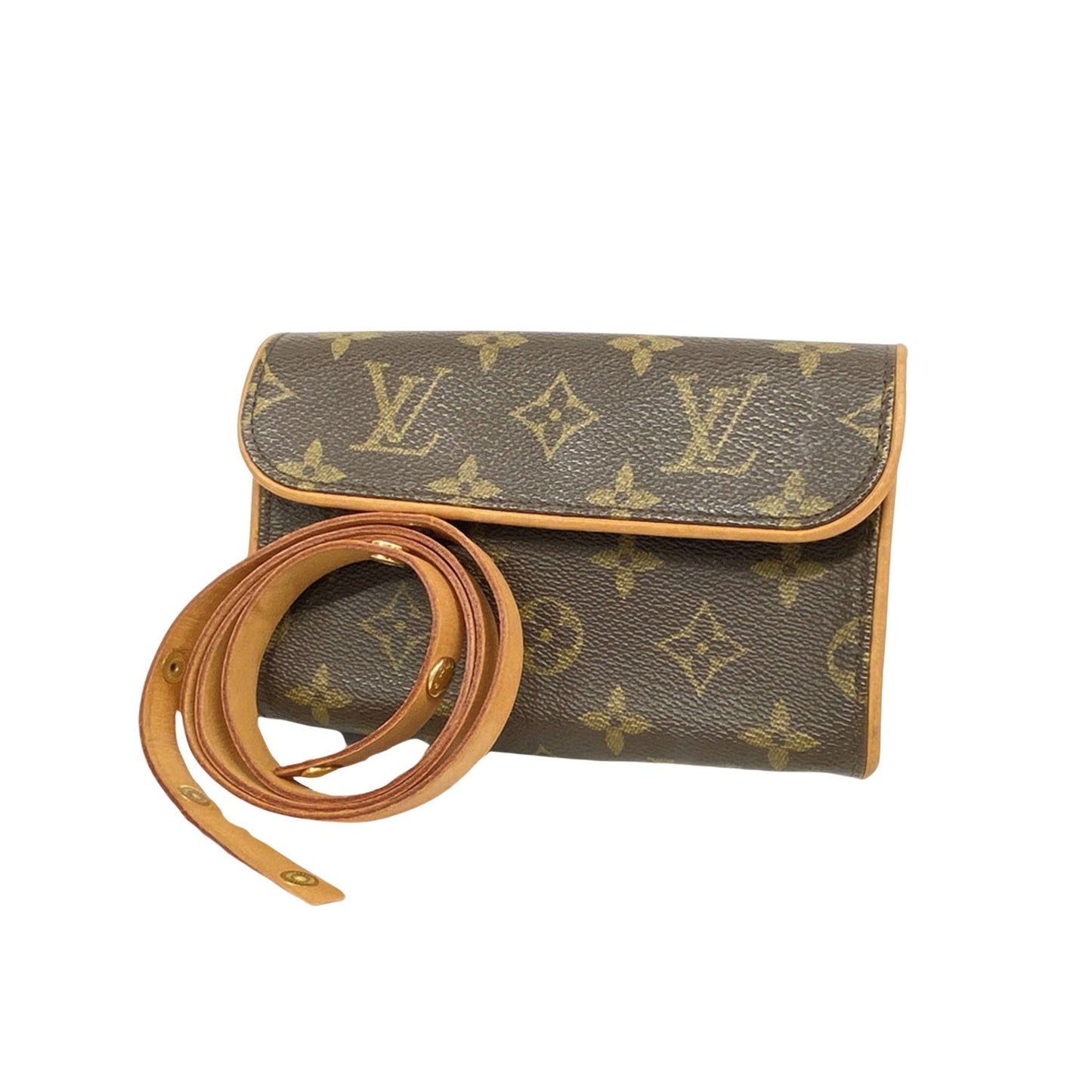 Louis Vuitton Pochette Florentine  Canvas Clutch Bag ()