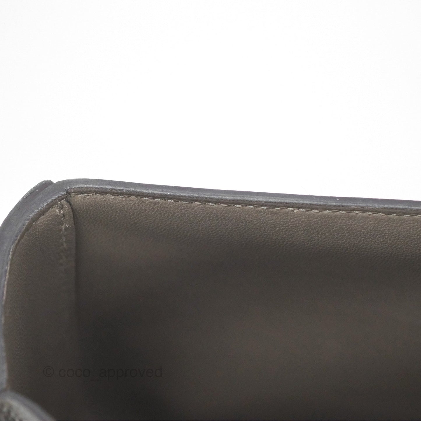 Hermès Della Cavalleria Mini Bag Gris Meyer 0L Epsom Palladium Hardware