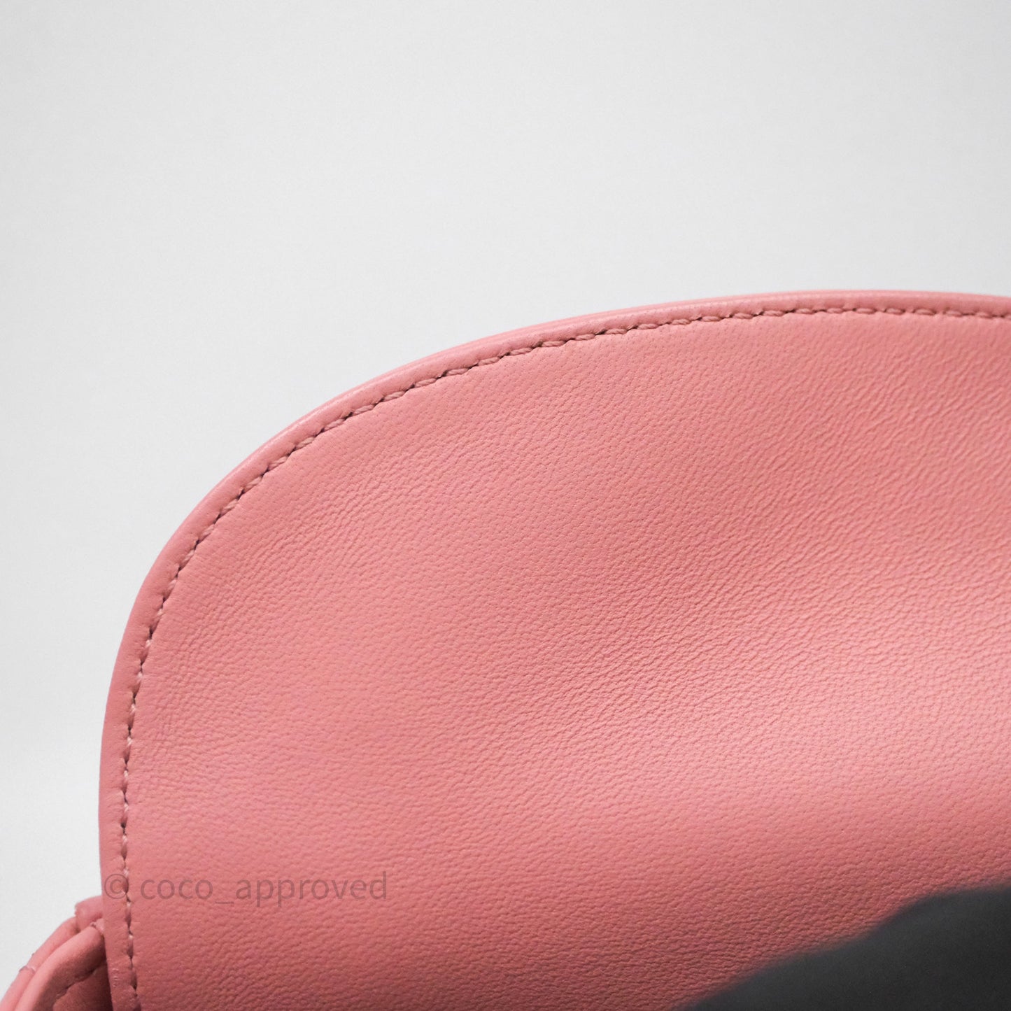 Christian Dior Mini Lady Dior My ABCDior Bag Pink Cannage Lambskin Gold Haardware