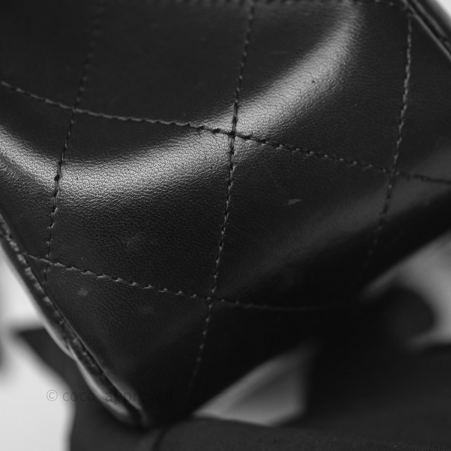 Chanel Jumbo Double Flap Black Lambskin Silver Hardware⁣⁣