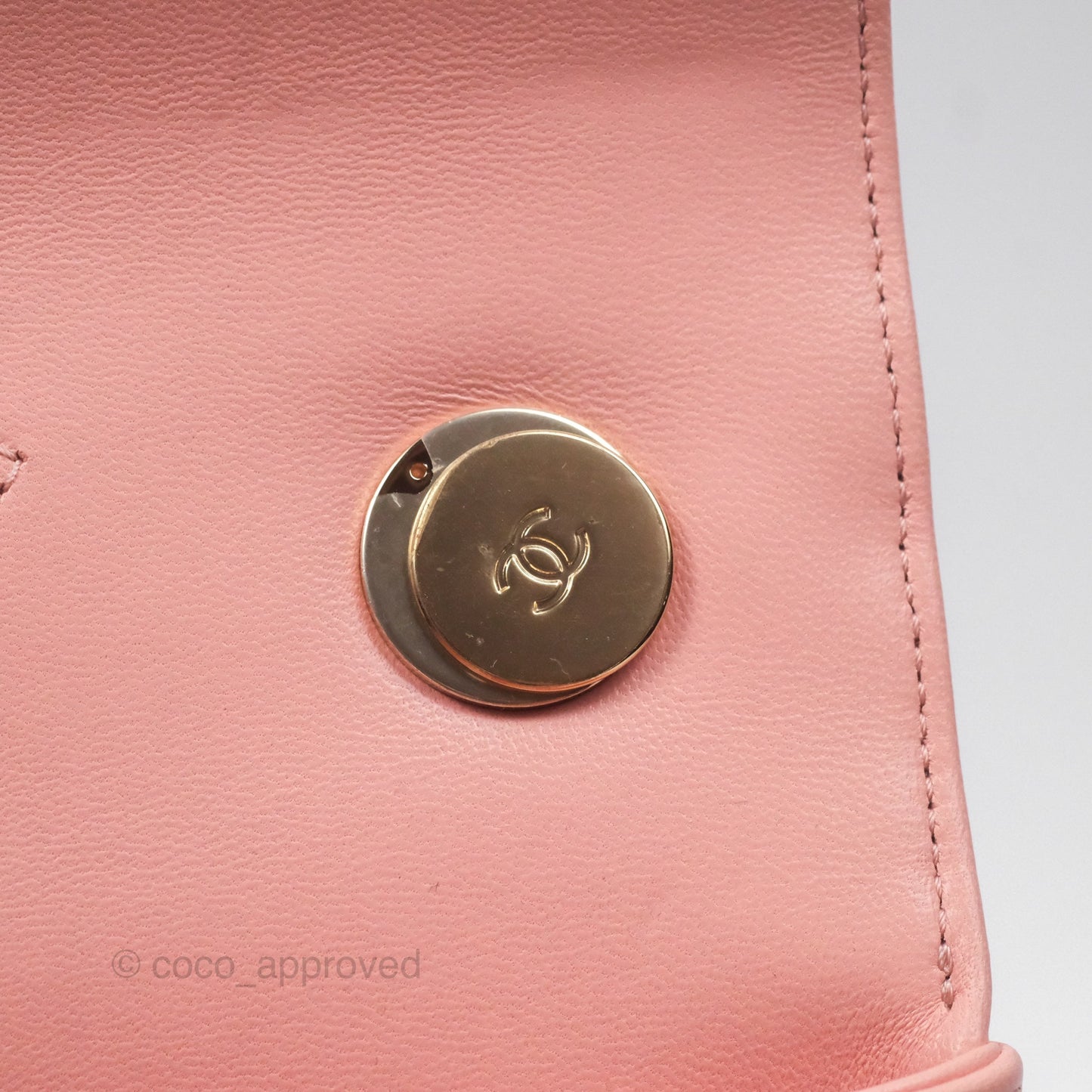 Chanel Small Trendy CC Pink Lambskin Gold Hardware