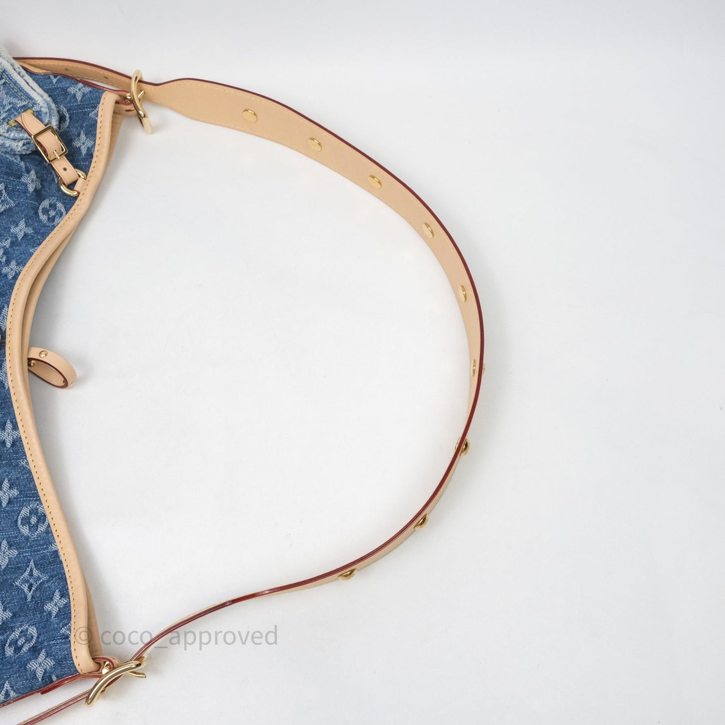 Louis Vuitton CarryAll MM Denim Blue Monogram