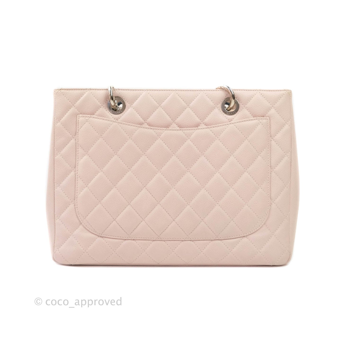 Chanel GST Pink Caviar Silver Hardware