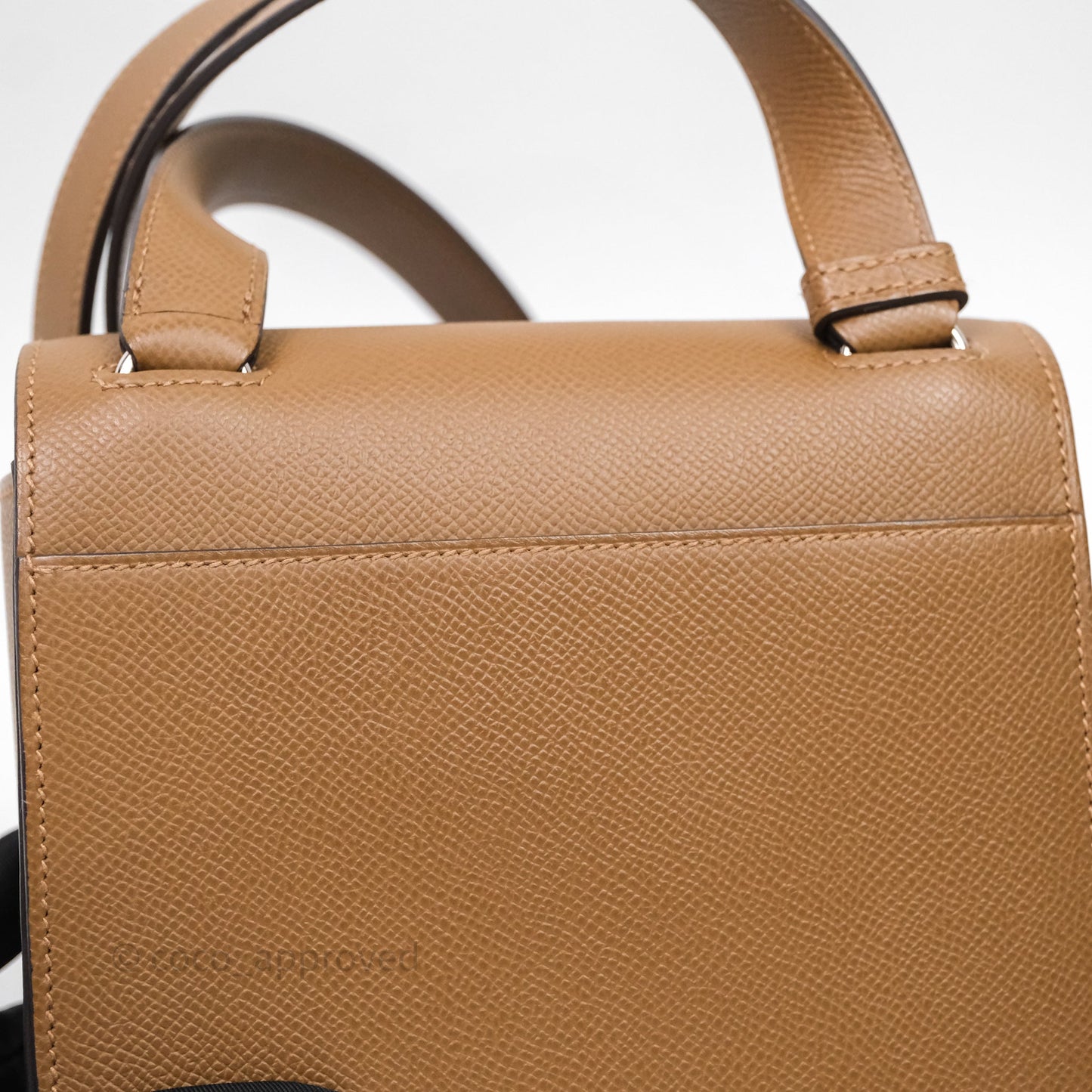 Hermès Della Cavalleria Mini Bag Alezan 3G Epsom Palladium Hardware