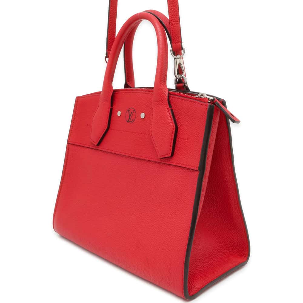 LOUIS VUITTON City Steamer Rouge M53029 Leather Size PM